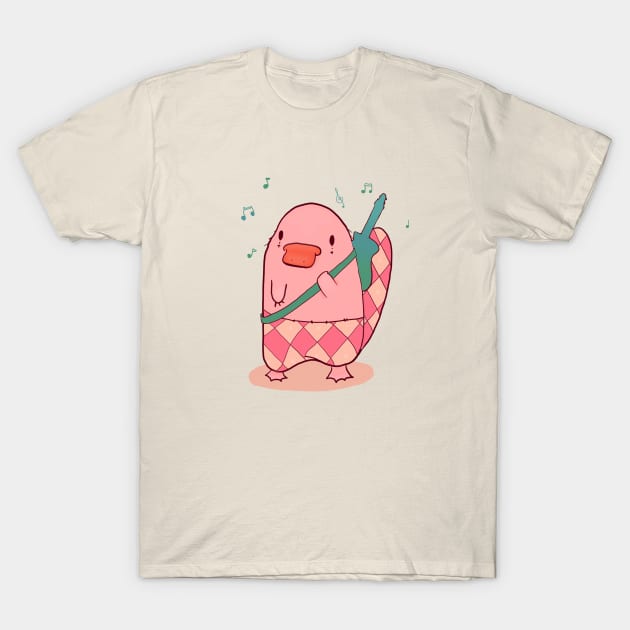 platypus musician T-Shirt by moonlitdoodl